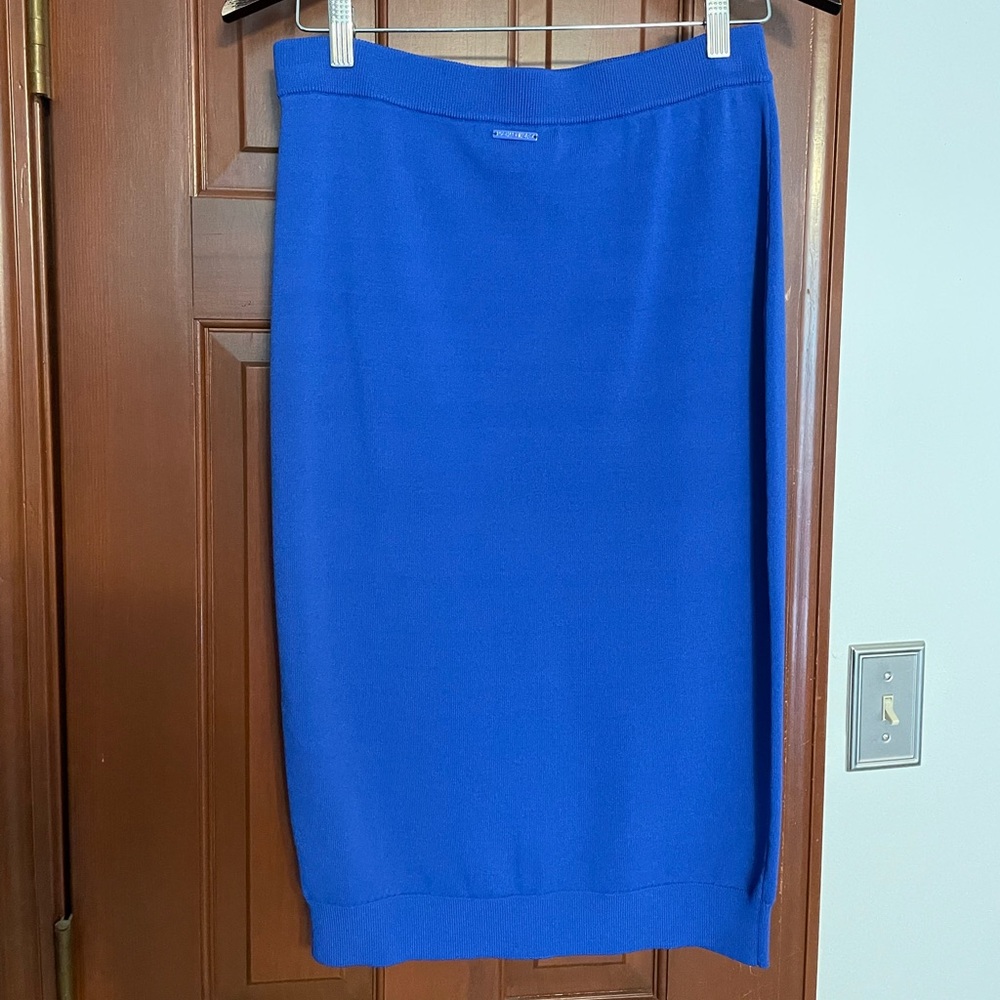 Michael Kors Blue Pencil Skirt